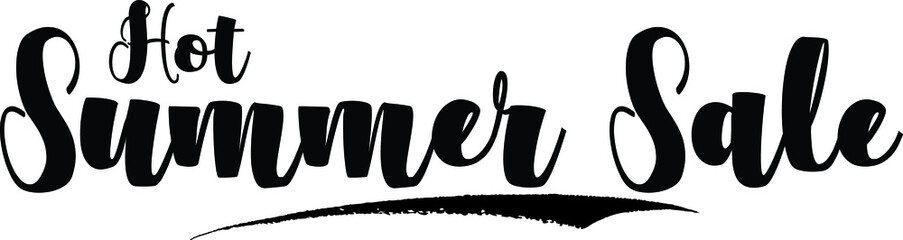 Hot Summer Sale Handwritten Font Calligraphy Font For Sale Banners Flyers and Templates
