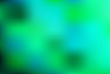 Light Green vector glossy abstract backdrop.