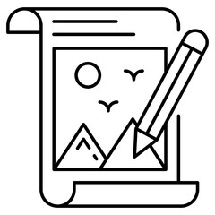 Content Editing Vector 