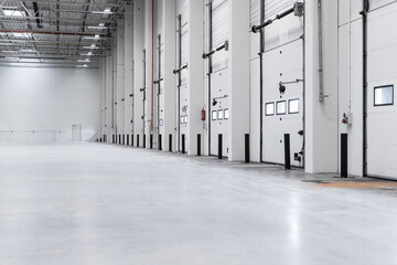 new logistics center - dock automation - clean warehouse