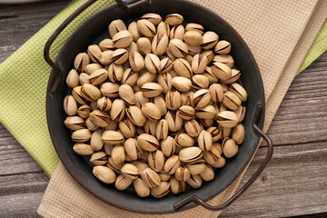 pistachios on the table