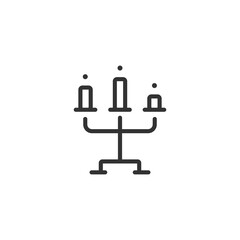 Candle icon. Vector Illustration