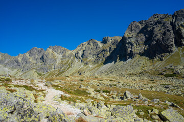 Fototapeta na wymiar Hincova Valley. High Tatra Mountains. Slovakia.