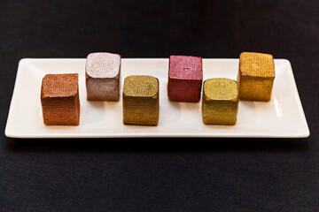 Catering, assorted snacks on plates