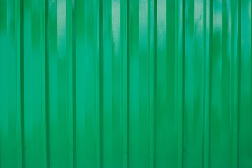 New dark green line metal wall texture for background Abstract
