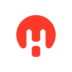 vector logo H alphabet icon illustration 