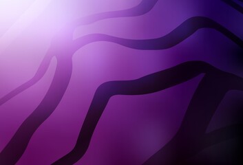 Dark Pink vector blurred bright pattern.