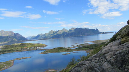 Fototapeta premium lake and mountains