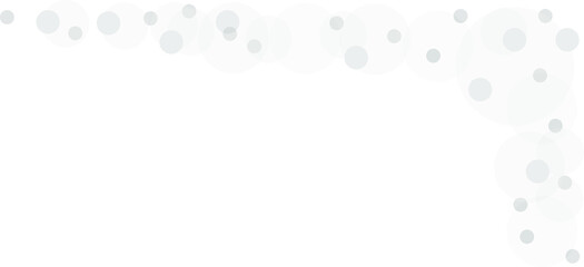 Gray vector background with a pattern of circles with different diameters. Textured template for a web splash in a modern style.