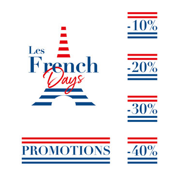 Les French Days Logo Tour Eiffel French Days