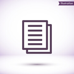 Files  vector icon , lorem ipsum Flat design