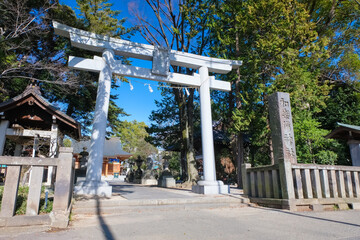 蕨市 和楽備神社 鳥居