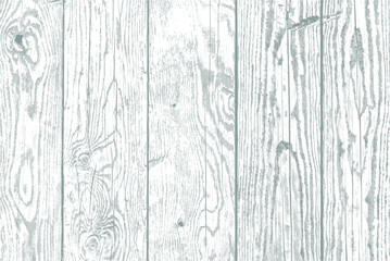Fototapeta na wymiar Vector white wood panel texture for backgrounds or design. Rustic grayscale wooden wallpaper. White washed wood. Table top view. EPS10