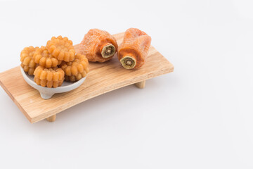 Korean traditional desert dried persimmon, Honey Cookie.