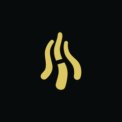 vector logo H alphabet icon illustration 