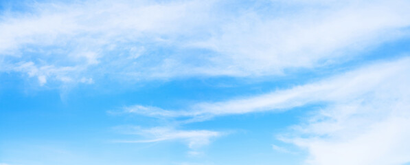 Beautiful blue sky with clouds.