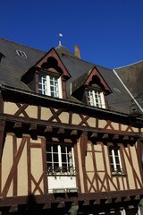 Médiéval maison à colombage	
