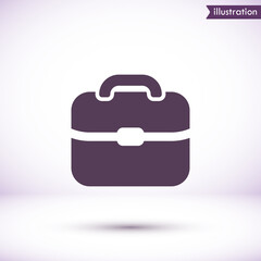 Portfolio  vector icon  , lorem ipsum Flat design