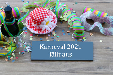 Karneval 2021 fällt aus