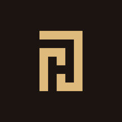 Fototapeta premium vector logo H alphabet icon illustration 