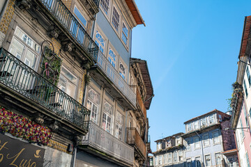 Fototapeta na wymiar Porto, Portugal, historische Architektur in der Altstadt.