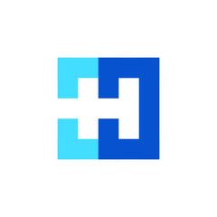 vector logo H alphabet icon illustration 