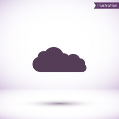 Downloading  vector icon , lorem ipsum Flat design