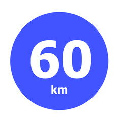 Minimum speed limit road sign 