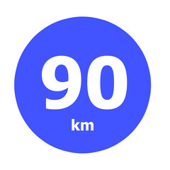 Minimum speed limit road sign 