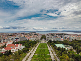 Fototapeta na wymiar view of Lisbon Downtown