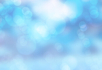 透明感のあるブルーのキラキラ背景　