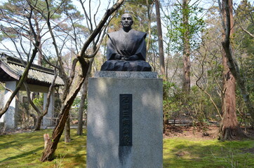 【滋賀県】龍潭寺・石田三成之像