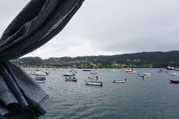 Paisaje de barcos