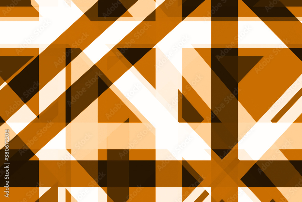 Poster modern minimalist abstract pattern background of angular shapes in brown
