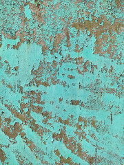 Corroded metal background. Rusty metal background with streaks of rust. Rust stains. Rystycorrosion.