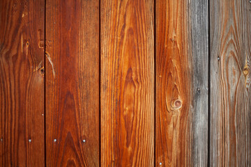 The texture of the boards. Background from tarry boards. 