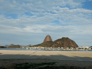 view of the botafogo beach and pão de açucar- rio de janeiro brazil