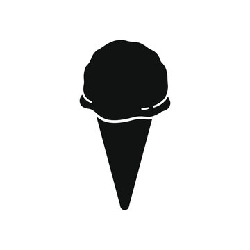 recommend clip art: Plain ice cream simple icon vector design
