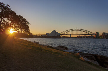 Naklejka premium Sunset at Opera House