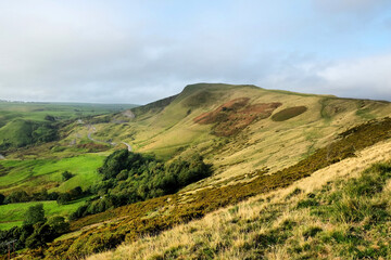 The Great Ridge in the Hope Valley, Peak District, Derbyshire