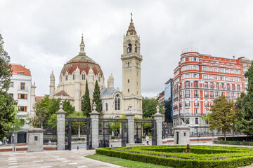 Church of San Manuel and San Benito in Alcala street in Madrid
