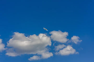 airplane flying in the sky