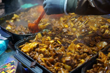 전주 한옥마을 야시장 먹거리들