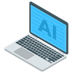 
Ai software vector in isometric design 
