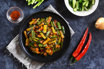 Korean style cucumber kimchi