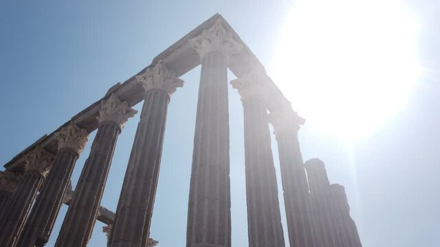 Roman Ruin in Evora, Portugal
