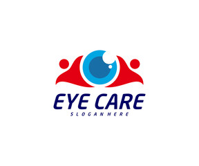 Eye logo design vector template, Creative eye logo concept, Icon symbol, Illustration