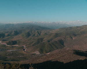 Naklejka premium view from the mountain