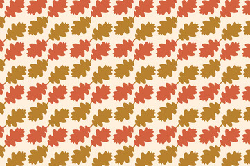 Simple autumn leaf pattern design. suitable for wallpapers and backgrounds
