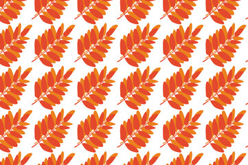 Simple autumn leaf pattern design. suitable for wallpapers and backgrounds